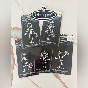 Life is Good Family Decals stickers